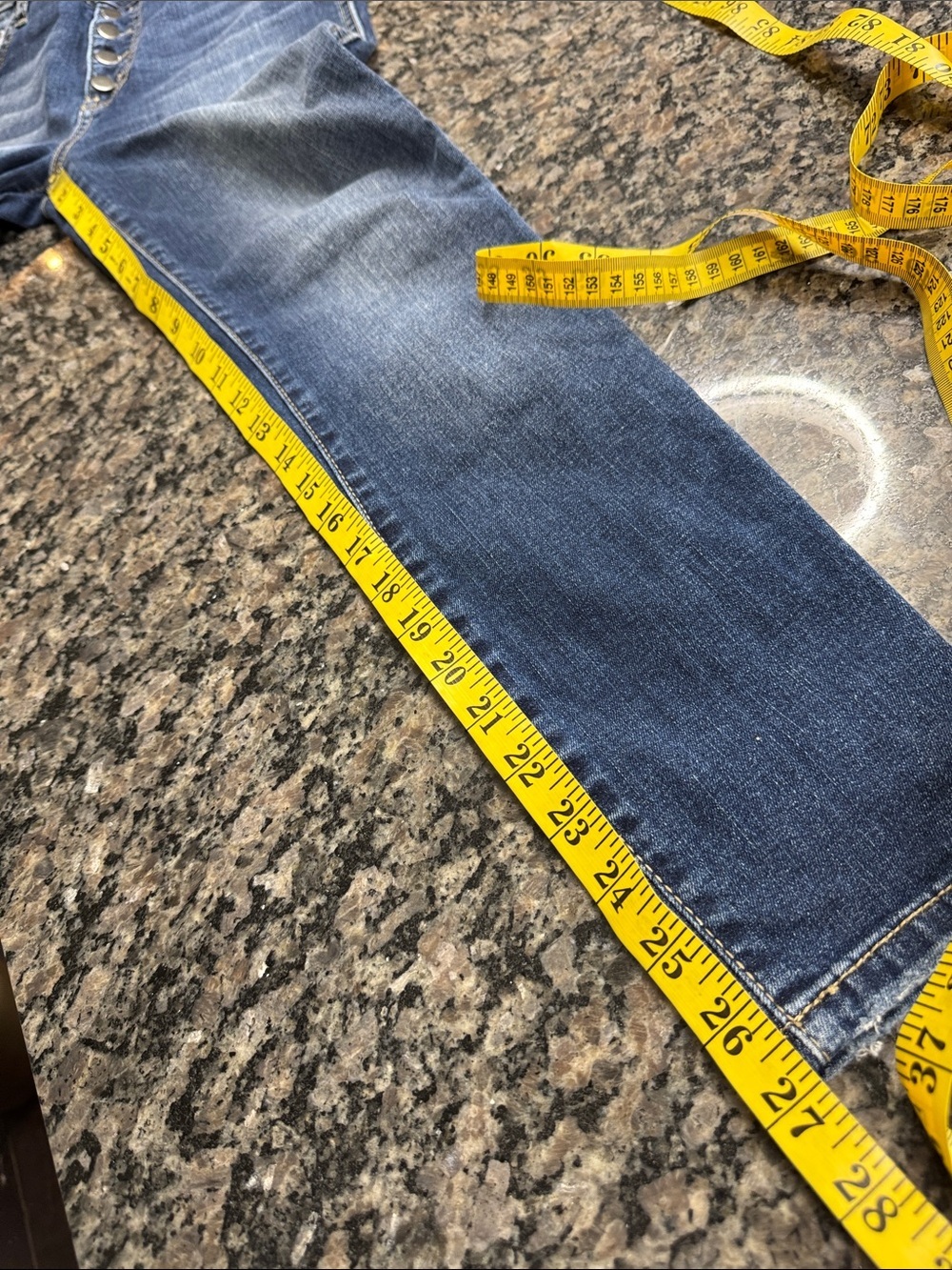 Kut from the Kloth Dark Wash High-Rise Button-Fly Skinny ankle Jeans 6 - Picture 12 of 12